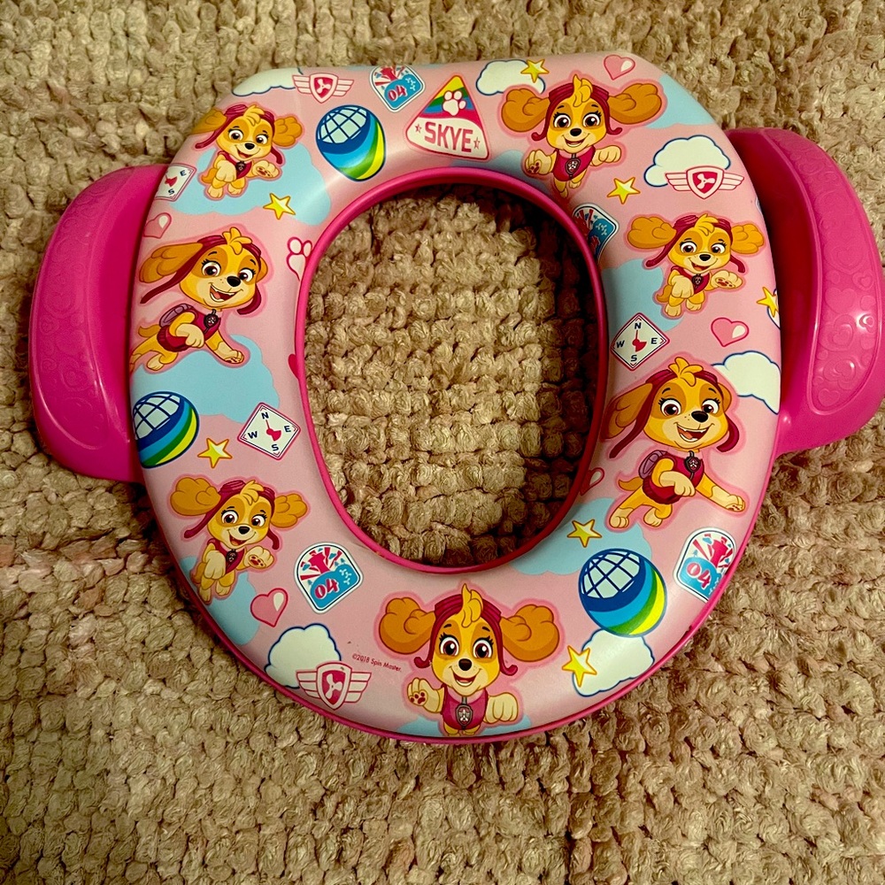 Paw patrol girls potty seat with hook